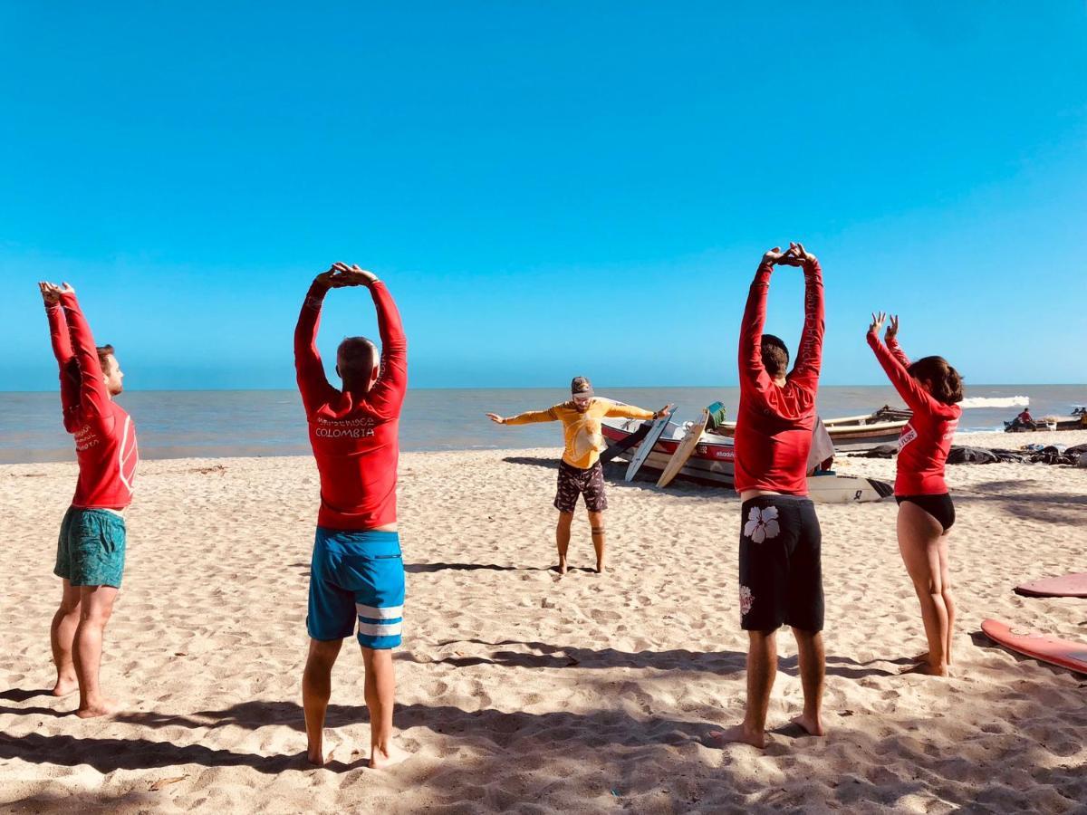 הוסטל Guachaca Mendihuaca Surf Camp מראה חיצוני תמונה